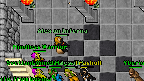 Alex on Inferna on screen