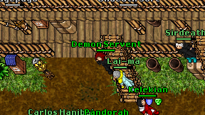 Demon Servent on screen