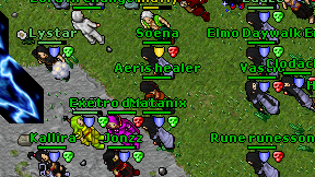 Aeris healer on screen