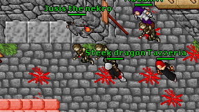 Steek dragon on screen