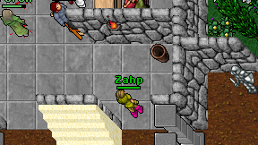 Zahp on screen