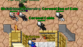 Coronel Cable on screen