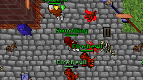 Swordling on screen