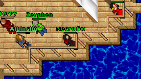 Necro Ew on screen