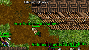 Ghost-Dakr on screen