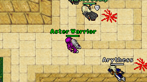Aster Warrior on screen