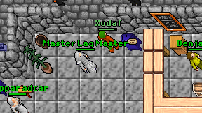 Master Lag Master on screen