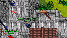 Menakino Fury on screen