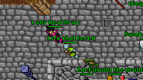 Lady Deathray on screen