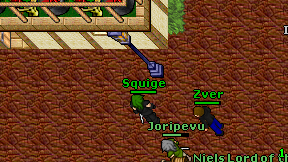Squige on screen