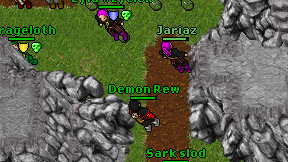 Demon Rew on screen
