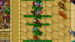 Phagosytic hero on screen