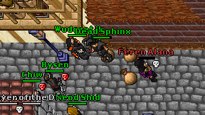 Dead Sphinx on screen