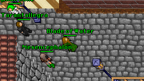 Blade of Water on screen