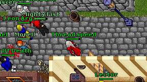 Thread speed on screen