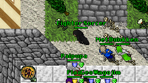 Fighter Sorcer on screen
