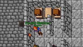 Front Hunter on screen