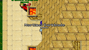 Mortimer Darkblade on screen