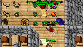 Dragon cornudo on screen