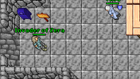 Invader of Zera on screen