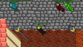 Skin rox on screen