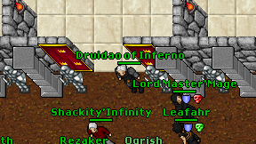 Druidao of Inferno on screen