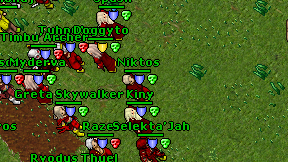 Niktos on screen