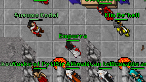 Empurra on screen