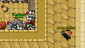 Tarket on screen