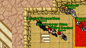 Knight'Execution on screen