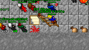 Clowd Strife on screen