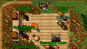 Daek Knight on screen