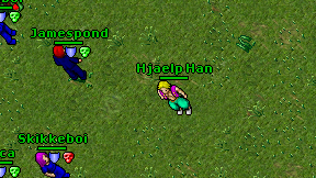 Hjaelp Han on screen