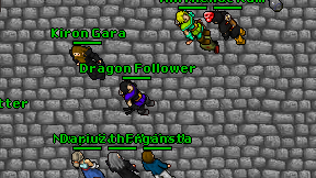 Dragon Follower on screen