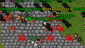 Druid of Angel hell on screen
