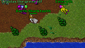 Darth Sharktooth on screen
