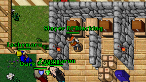 Slayer Di'Blacking on screen