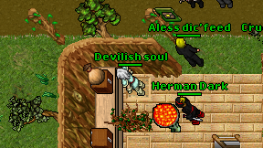 Devilish soul on screen
