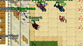 Razork on screen