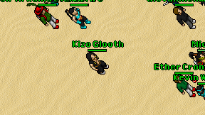 Kizo Glooth on screen