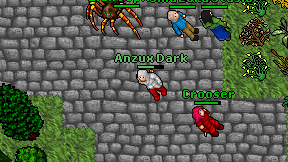 Anzux Dark on screen