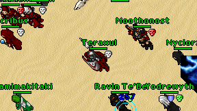Teraxul on screen