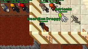 Guardian Draggy on screen