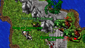 Hokada Achtung on screen