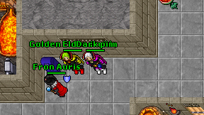 Dark pim on screen