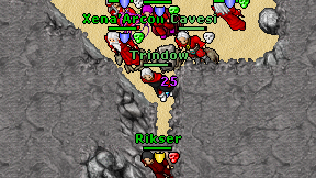 Trindow on screen