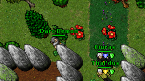 Darc Demon on screen