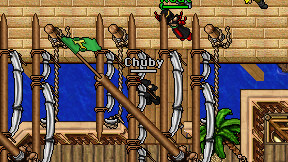 Chuby on screen