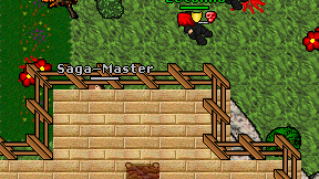 Saga-Master on screen