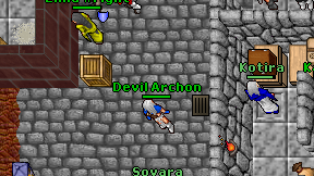 Devil Archon on screen